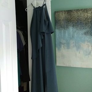 Teal maxi dress